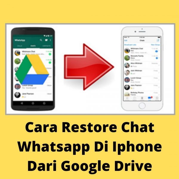 Cara Restore Chat Whatsapp Di Iphone Dari Google Drive